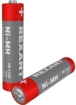 

Аккумулятор Rexant 30-1406 Ni-MH AАA/HR03, 1,2В, 600мАч, 2 шт, мизинчиковый, блистер, 30-1406