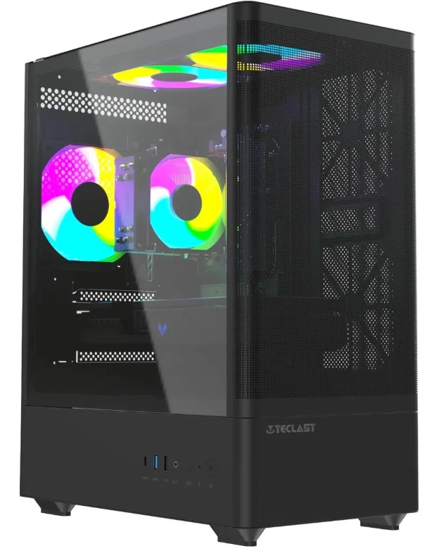 

Компьютер TECLAST G03 Ryzen 7 7700/32GB/1TB SSD/RTX 5070Ti 12GB/WiFi/BT/Win11Pro/black, G03