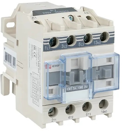 Изображение товара Контактор EKF ctr-s-25-380-nc серии PROxima для автоматизации электросетей