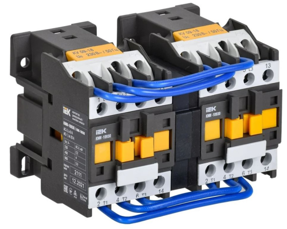 Изображение товара Контактор IEK KKM13-009-230-20-1 с 2 нормальными открытыми контактами