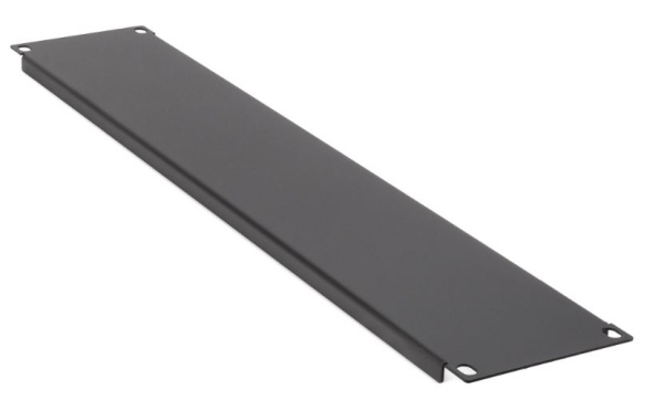 Изображение товара Фальшпанель для шкафов ONTEK BLK2U-9005 2U без перфорации