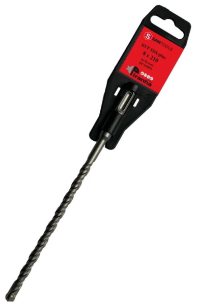 Изображение товара Бур по бетону SAMGRUPP PIRANHA QUADRO 8 мм SDS-plus