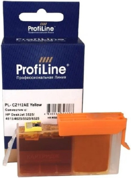 Изображение товара Картридж ProfiLine PL_CZ112AE_Y для HP Deskjet 3525, 4615, 4625, 5525, 6525