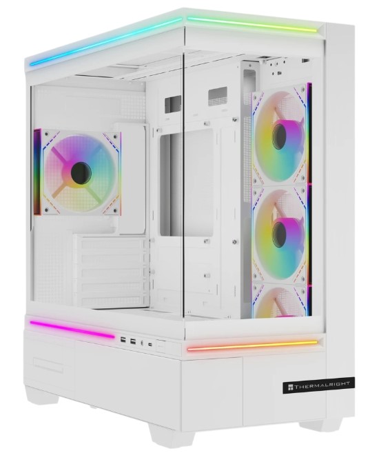 

Корпус mATX Thermalright TRTLM10WF4M белый, без БП, боковая панель из закалённого стекла, 2*USB 3.0, USB Type-C, TRTLM10WF4M