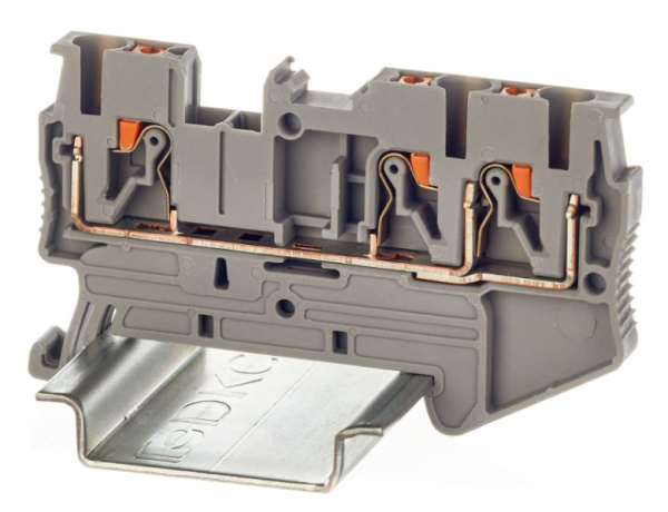 фото Клемма проходная  DKC VPR-2.5-TWIN-GY в Екатеринбурге