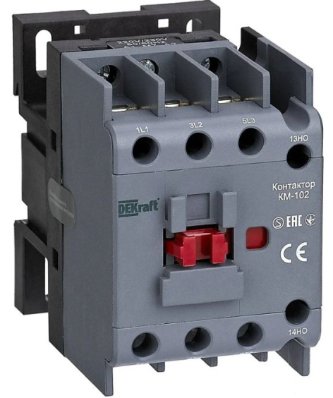 Изображение товара Контактор DEKraft 22314DEK для автоматической коммутации электросетей