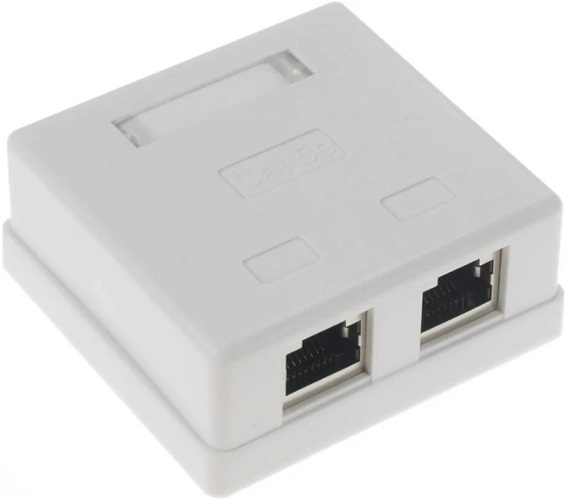 

Розетка настенная TWIST J-8P8C-C5e-SH-2P-TWCS RJ-45(8P8C) категория 5е, экранированная, двойная, внешняя, DUAL IDC TWIST, J-8P8C-C5e-SH-2P-TWCS