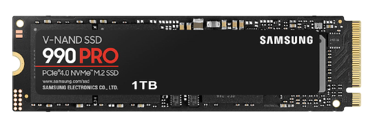 

Накопитель SSD M.2 2280 Samsung MZ-V9P1T0B/AM 990 PRO 1TB PCIe Gen 4.0 x4 NVMe 2.0 V-NAND 3-bit MLC 7450/6900MB/s IOPS 1200K/1550K MTBF 1.5M, MZ-V9P1T0B/AM