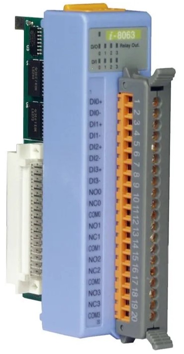 

Модуль ICP DAS I-8063 CR Isolated digital input and output, I-8063 CR