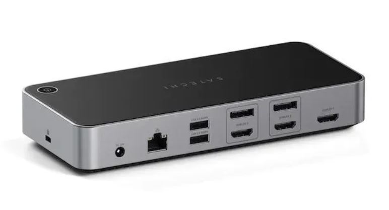 

Док-станция Satechi ST-D4KTM-EU Triple 4K Display Docking Station, серый космос, ST-D4KTM-EU
