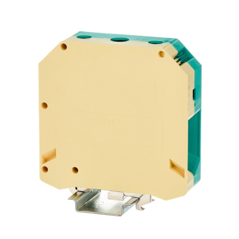 Изображение товара Клемма заземления DKC KRUSLG-95N с винтовым зажимом для DIN-рейки