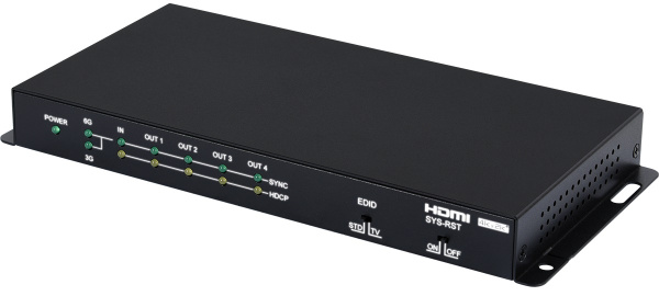 Изображение товара Усилитель-распределитель сигналов HDMI Cypress CPLUS-V4T 4K