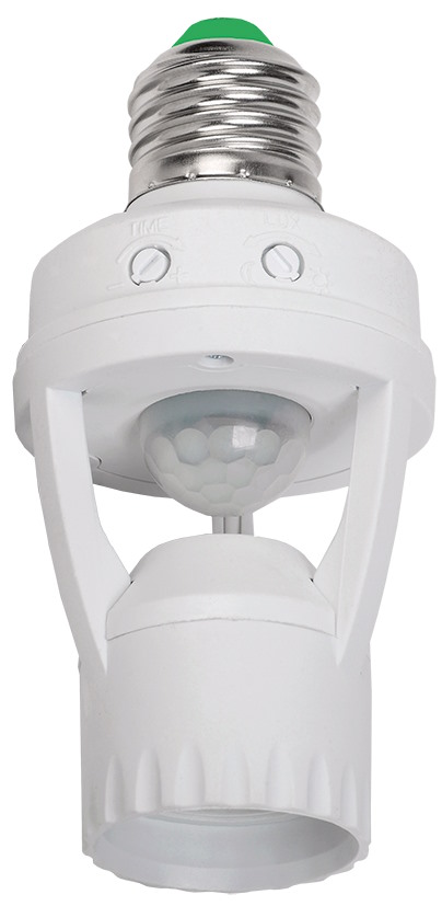 

Датчик движения IEK LDD10-045-60-001 ДД 045 белый E27 60Вт 360гр 6м IP20, LDD10-045-60-001