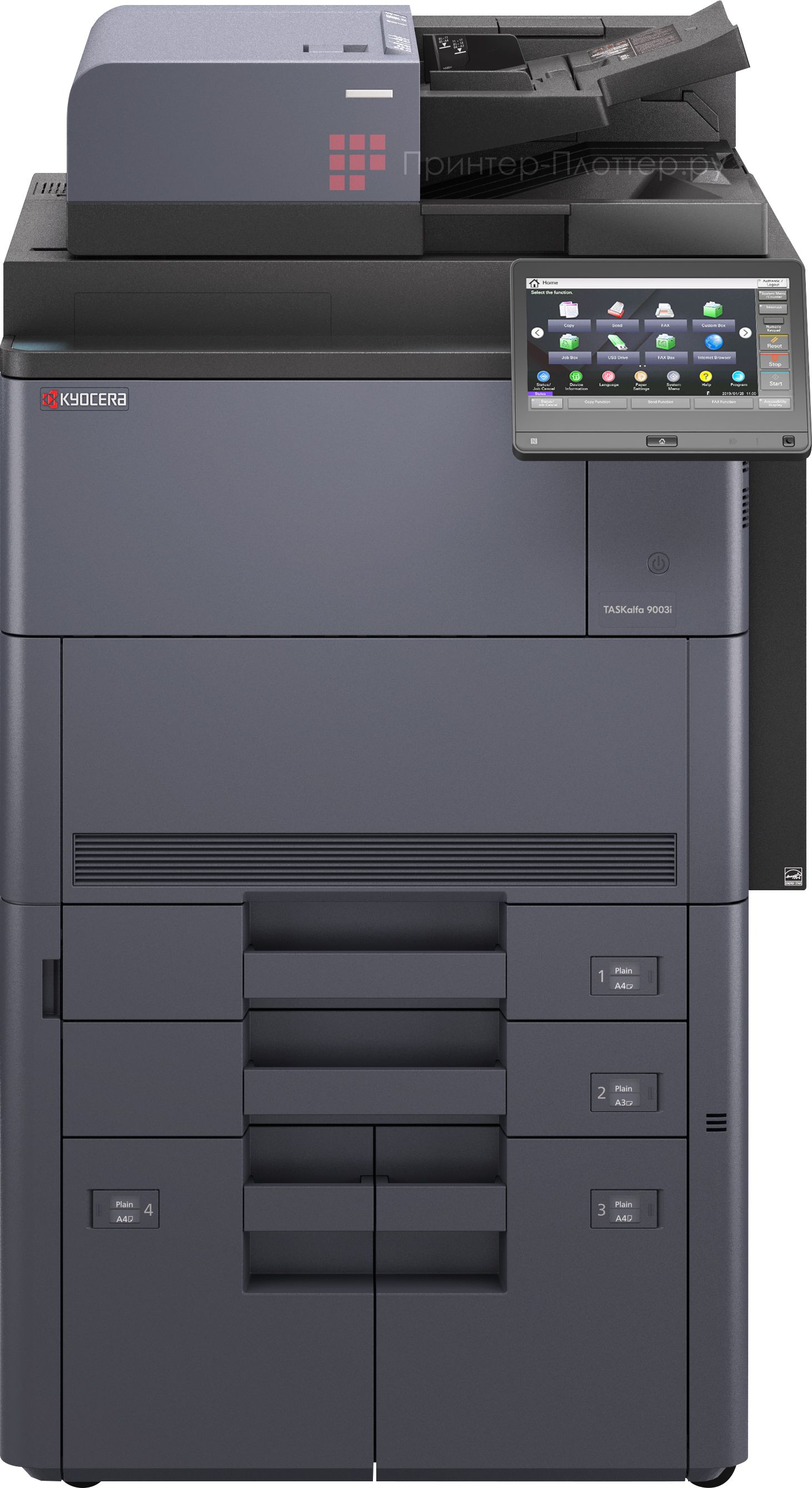 

МФУ Kyocera TASKalfa 9003i 1102XT3NL0 SRA3,90ppm,1200dpi,2*500A3+2*1500A4,DU,Сеть,автопод 270л.,4096Мб+320HDD,без старта, TASKalfa 9003i