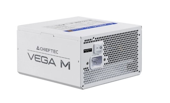 Изображение товара Блок питания ATX Chieftec Vega M White 750 Вт 80 Plus GOLD активный PFC