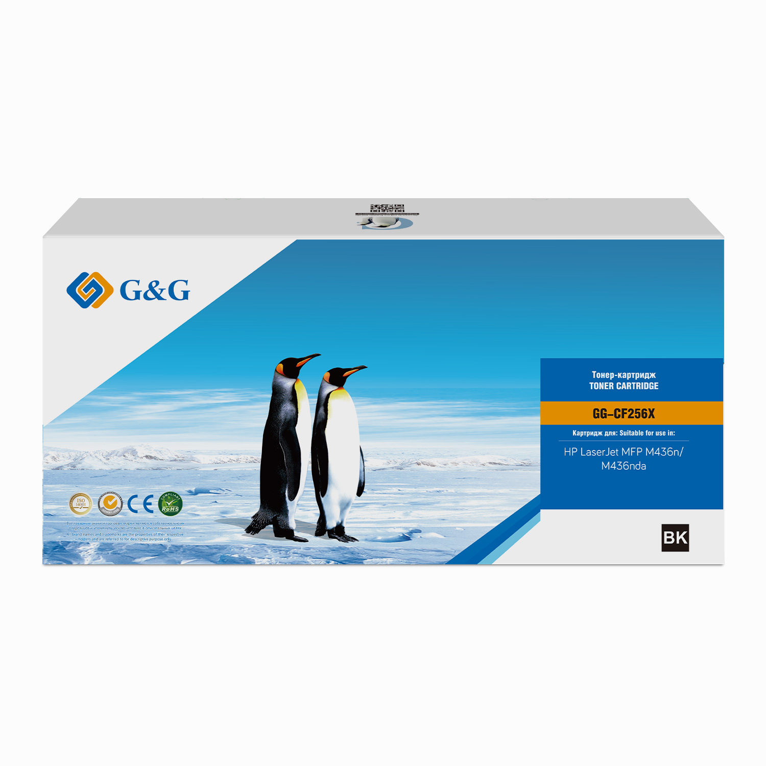

Картридж GG-CF256X Cartridge G&G for HP LJ M436, with chip (13 700), GG-CF256X