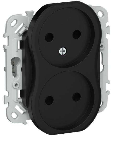 Изображение товара Розетка двухместная без заземления IEK FI-R20-10-1-K02