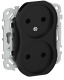 фото Розетка двухместная без заземления  IEK FI-R20-10-1-K02 в Краснодаре
