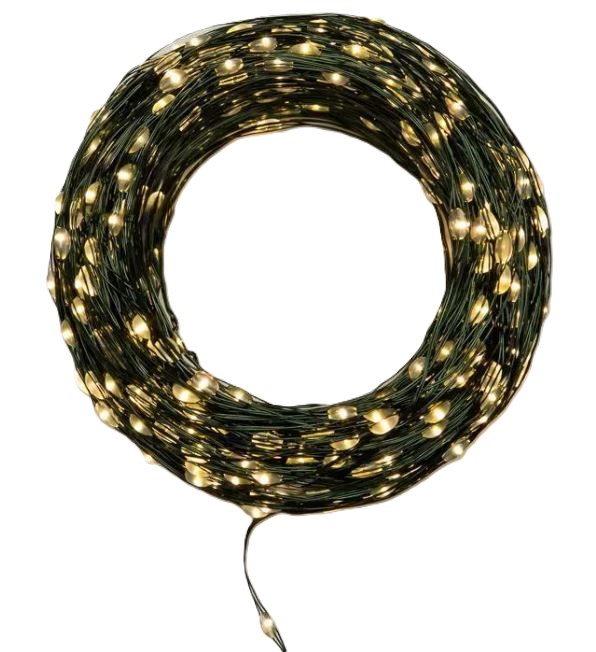 

Гирлянда NEON-NIGHT 303-296 светодиодная роса с контроллером 100м, 1000LED, теплый белый, IP20, 230В, зеленый провод, 303-296