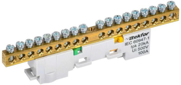 Изображение товара Шина PE "земля" IEK TF-NN10-18-DL-K05