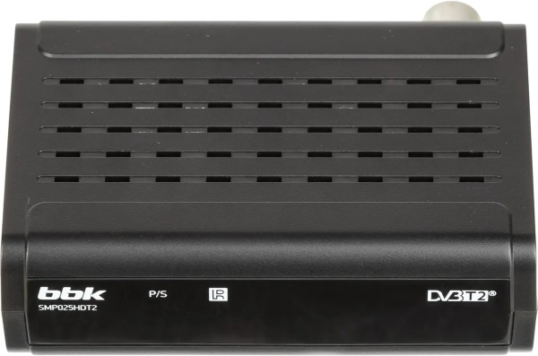Изображение товара Цифровой ресивер BBK SMP025HDT2 DVB-T2 с медиаплеером USB