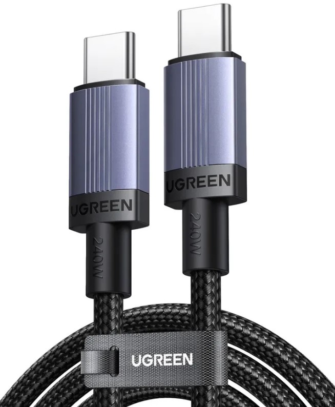 

Кабель UGREEN L532 65909_ зарядный USB-C to USB-C PD Fast Charging Cable 240W Max. Длина: 3м. Цвет: серый космос, L532