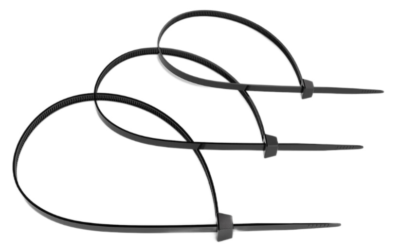 

Стяжка нейлоновая не открывающаяся Cabeus GTOUT-370 безгалогенная (halogen free), 370x3.6мм, черная, outdoor (для использования от +80 C до -40 C), ус, GTOUT-370