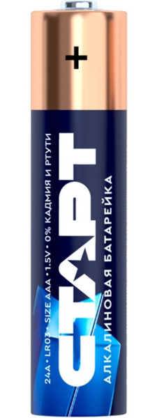 Изображение товара Батарейка Старт 484 AAA, щелочная, 1.5 В, 4 шт