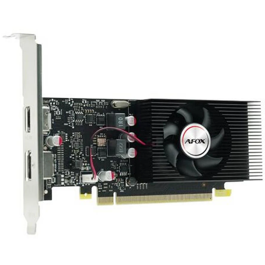 

Видеокарта PCI-E Afox GeForce GT 1030 (AF1030-2048D5L5-V4) 2GB GDDR5 64bit 14nm 1228/6000MHz, GeForce GT 1030 (AF1030-2048D5L5-V4)
