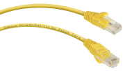 фото Кабель патч-корд U/UTP 5e кат. 0.15м Cabeus PC-UTP-RJ45-Cat.5e-0.15m-YL