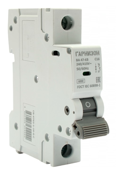Автоматический выключатель Гарнизон CB-4763-1-16-6-C