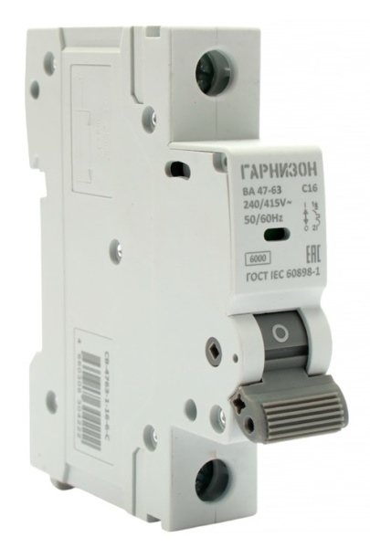 Автоматический выключатель Гарнизон CB-4763-1-16-6-C