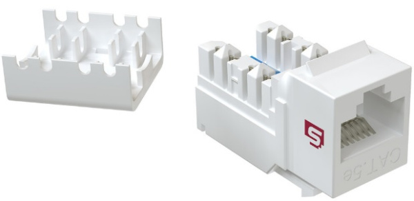 Изображение товара Модуль Keystone RJ45 UTP категории 5е SYSMATRIX KJ 5EU090.SMTWH