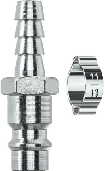 Изображение товара Kraftool переходник 06597-08 для шланга 8 мм на рапид штуцер папа