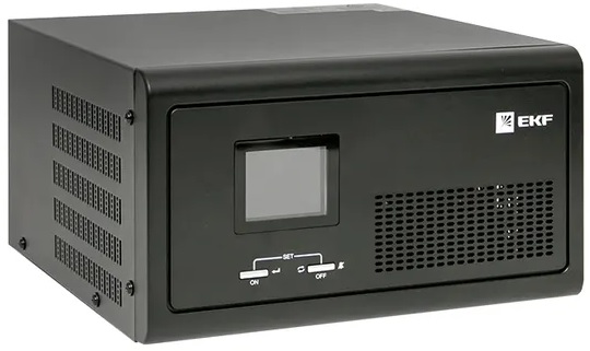 

Источник бесперебойного питания EKF PSW-H10 - Линейно-интерактивный E-Power PSW -H 1000 ВА / 1000 Вт напольный, 12 В, без АКБ, с батарейным автоматом, PSW-H10