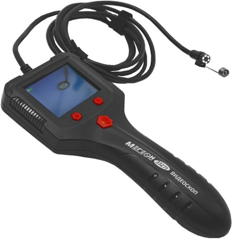 Изображение товара Эндоскоп МЕГЕОН 33271 с подсветкой и дисплеем для визуального осмотра