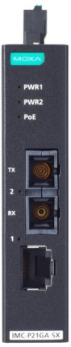 Изображение товара Промышленный медиаконвертер MOXA IMC-P21GA-G2-SX-SC