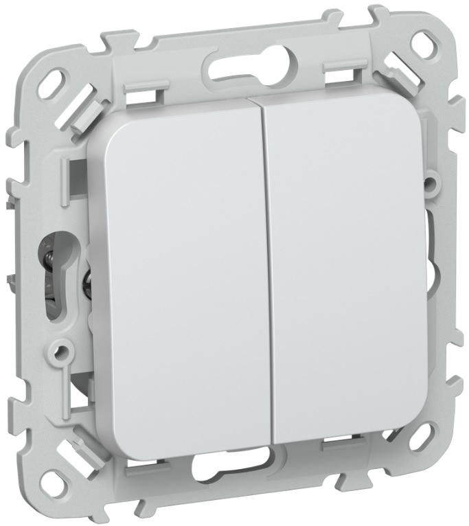 

Выключатель двухклавишный IEK FI-V20-0-10-1-K36 FLITE 10А ВС12-1-0-ФлЖ жемчуг, FI-V20-0-10-1-K36