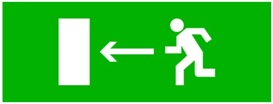 

Пиктограмма EKF pkal-01-03 "Направление налево" 320х120мм (для EXIT, SAFEWAY-40), pkal-01-03