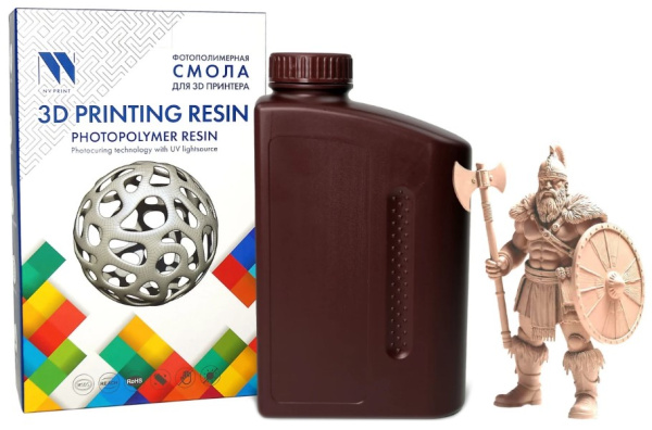 Изображение товара Фотополимерная смола NVP NV-3D-ABS-L-RESIN-BEIGE для высококачественной 3D‑печати