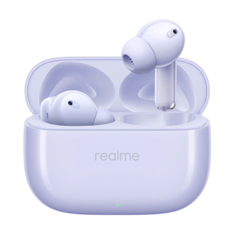 

Наушники беспроводные Realme Buds T310 6941764436909 внутриканальные фиолетовый BT в ушной раковине, Buds T310