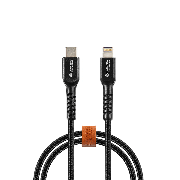 

Кабель интерфейсный Lyambda LCLm05-BK MFI, Type-C(m)/Lightning(m), 3A, 0,5м, чёрный, LCLm05-BK