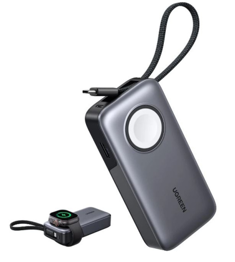 Изображение товара UGreen PB527 портативный аккумулятор 30 Вт 6000 мАч Быстрая зарядка