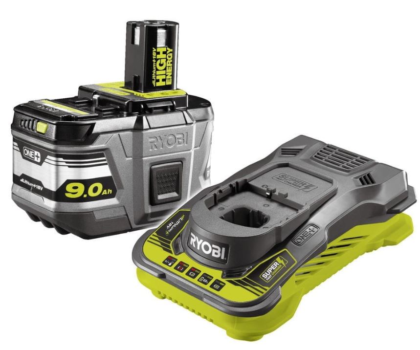 

Набор Ryobi RC18150-190 5133004421 ONE+: аккумулятор 9.0Ач и зарядное устройство, RC18150-190