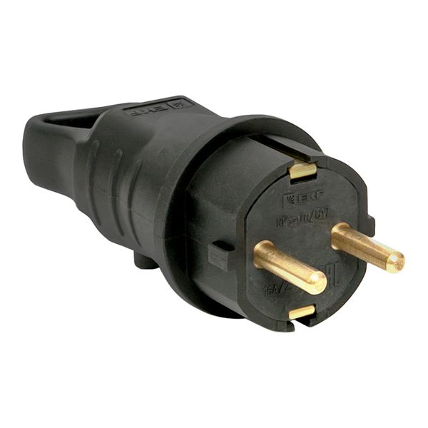 

Вилка EKF RPS-017-16-230-44 угловая 16А 2P+PE 230В IP44 с кольцом каучук Basic, RPS-017-16-230-44
