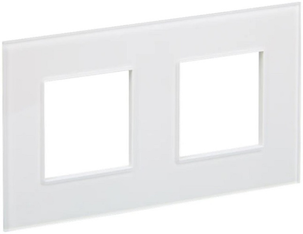 Изображение товара Рамка двойная IEK SK-M22-G-K01 из закаленного стекла