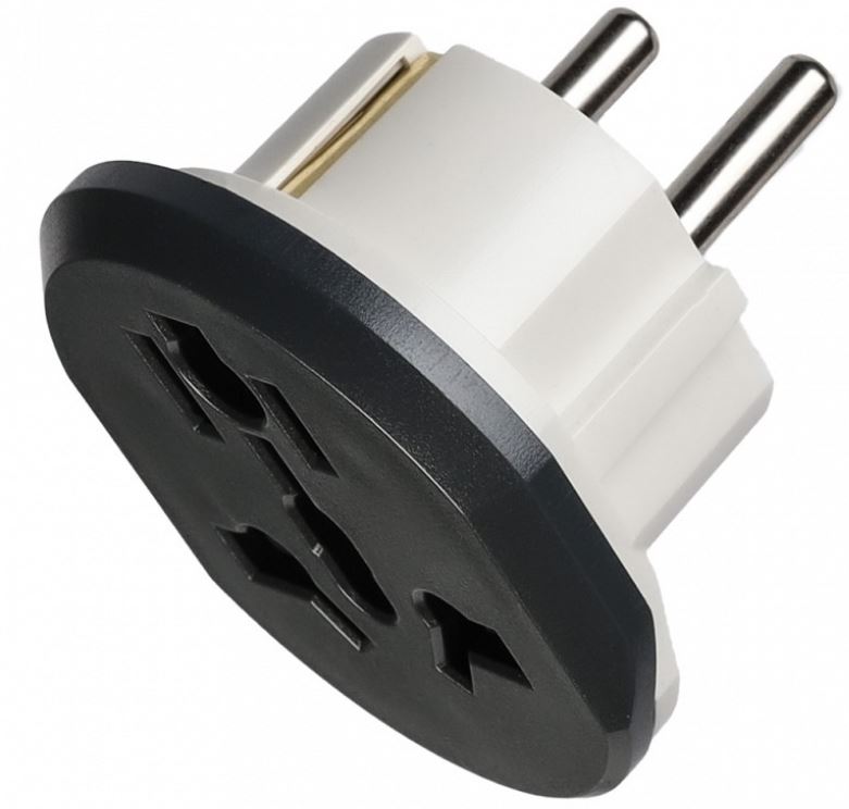 

Переходник SmartBuy SBE-16-S06-w универсальный белый с/з 16А 250В (1/25/250), SBE-16-S06-w