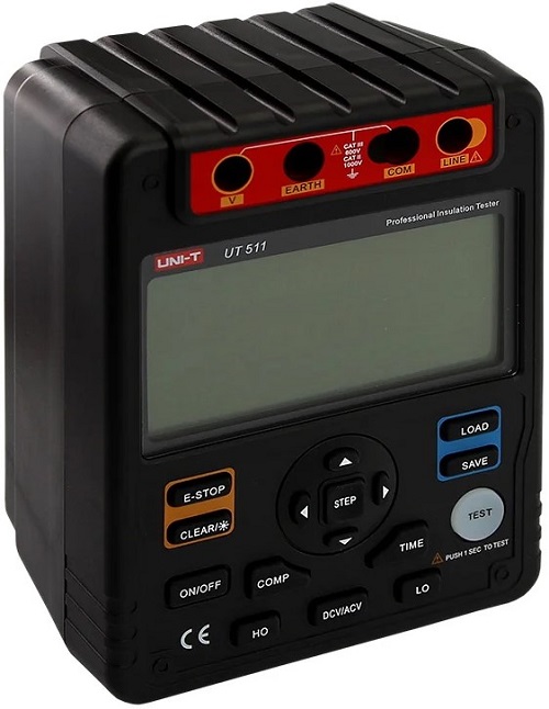 

Измеритель Unit 13-0042 сопротивления изоляции UT511, 13-0042