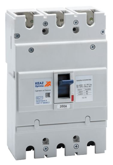 Изображение товара Автоматический выключатель КЭАЗ 230658 литой корпус надежная защита