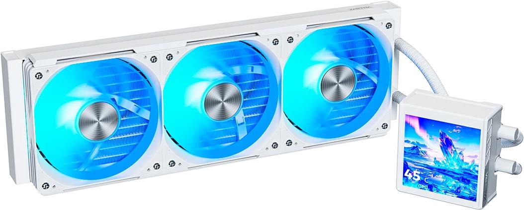 

Система охлаждения жидкостная Xastra Octant LC360 ARGB LGA1851/1700/1200/115X/AM5/AM4 (315W, 3*120mm, 800-2000rpm), Octant LC360 ARGB